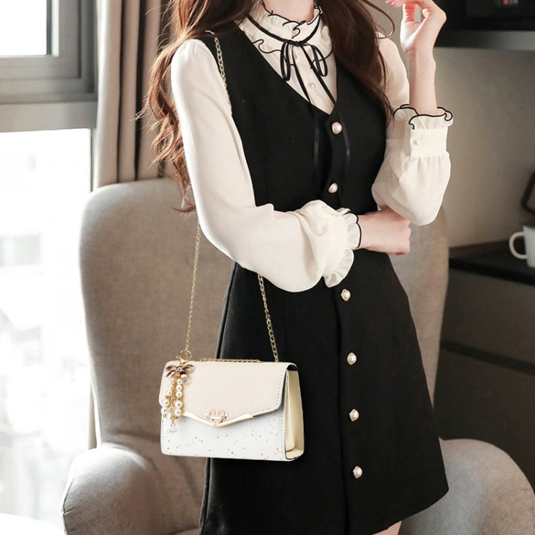 Messenger Sequins Shoulder Bag Women Mobile Phone Coin Purse, Color: Lake Blue by bashfashion