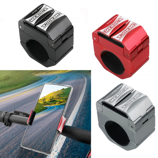 Ring Shape Bicycle Aluminum Alloy Mobile Phone Holder Motorcycle Navigation Bracket(Red) by bashfashion