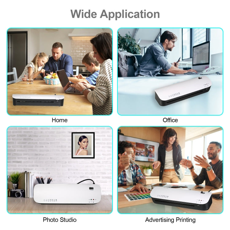 Osmile SL299 A4 Laminator Machine Set With 15 Laminating Pouches Paper Cutter Corner Rounder(US Plug) by Osmile