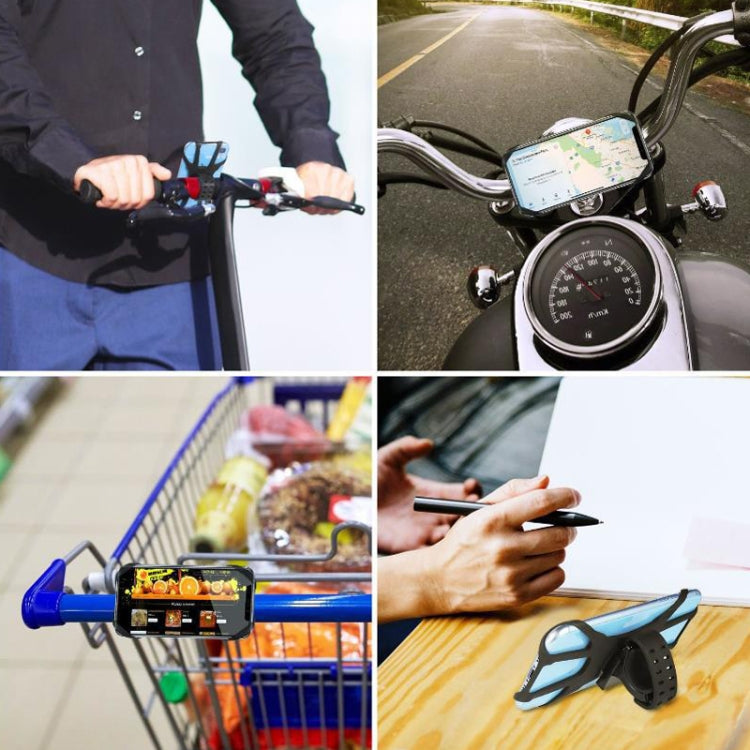 3 In 1 Disassembered Rotating Arm Belt Bag Sports Phone Bag Bracket For 4.5-7 inch Phones(Black) by bashfashion