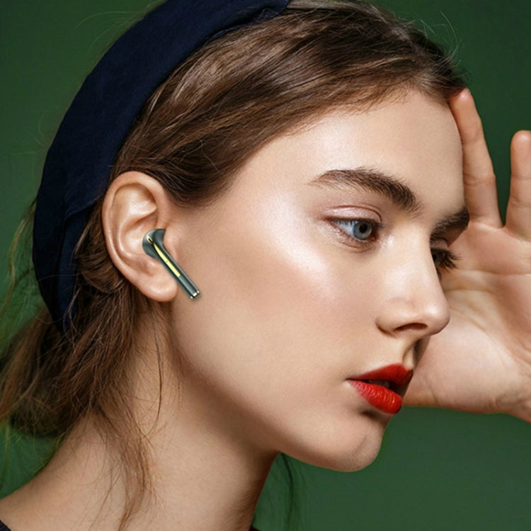 J18 Bluetooth 5.0 TWS In-Ear Wireless Earphones Long Battery Life Headphones(Blue) by bashfashion
