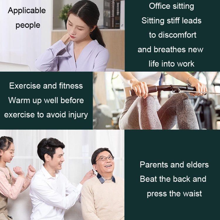 Konka 6 Speed Intelligent Fascia Gauge Muscle Relaxation Massager With 4 Massage Heads(Upgraded Model Green) by Konka