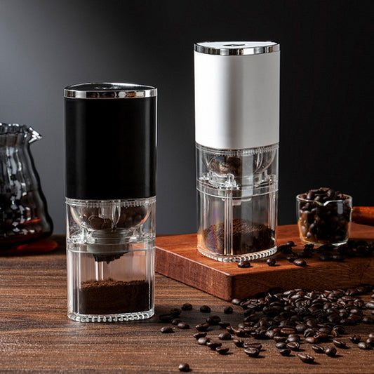 Coffee Electric Grinder Magnetic Snap-on Stainless Steel Blades Kitchen Gadgets(White) by bashfashion