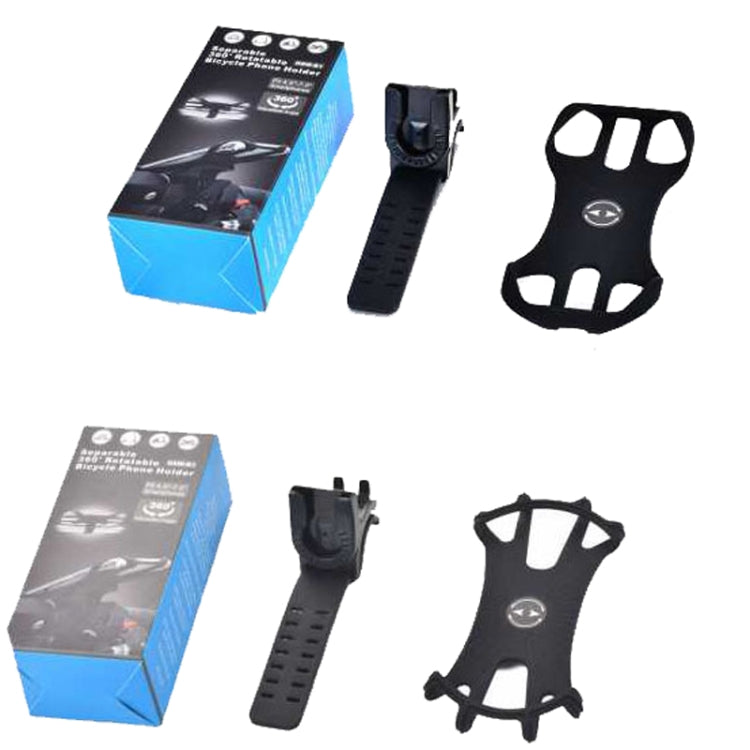 Removable Bicycle Cell Phone Holder For 4.5-7 Inch Phones, Specification: Four Claws Black by bashfashion