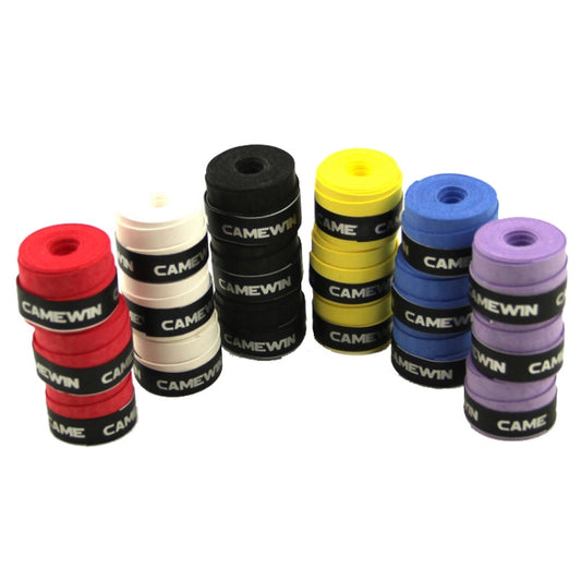 CAMEWIN 1pc Tennis Racket PU Overgrip Anti-Skid Sweat Absorbed Soft Wrap Taps Hand Glue(Random Color Delivery) by bashfashion