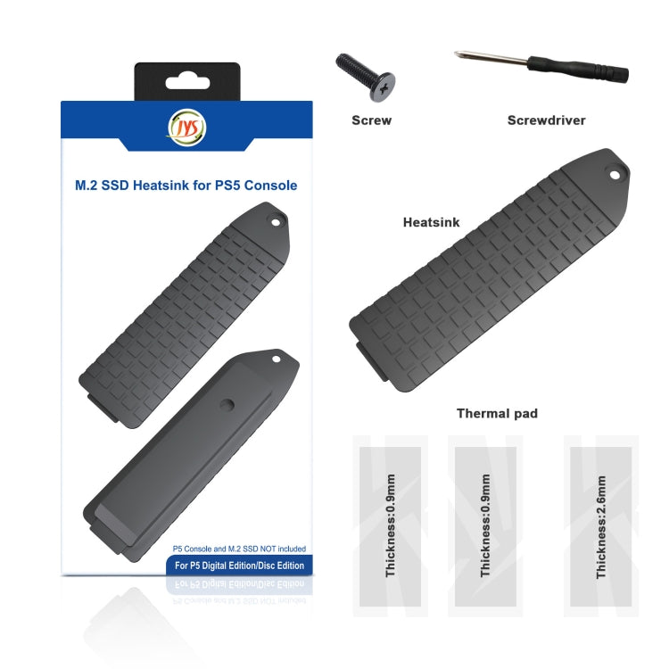 JYS JYS-P5153 For PS5 M.2 NVME Solid-State Hard Disk Heat Sink(Black) by JYS