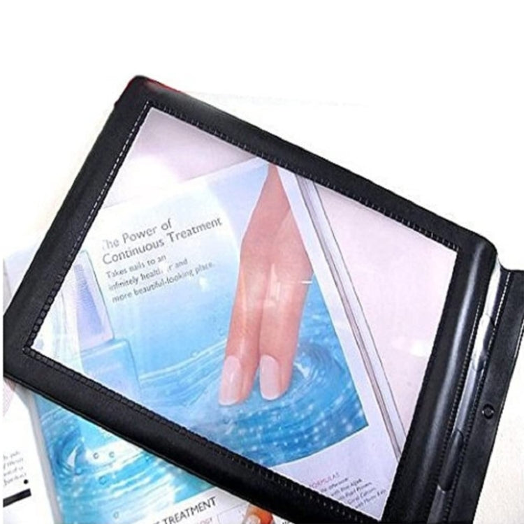 A4 Magnifying Glass Reading Handheld Soft PVC Full Page 3X Magnifier by bashfashion