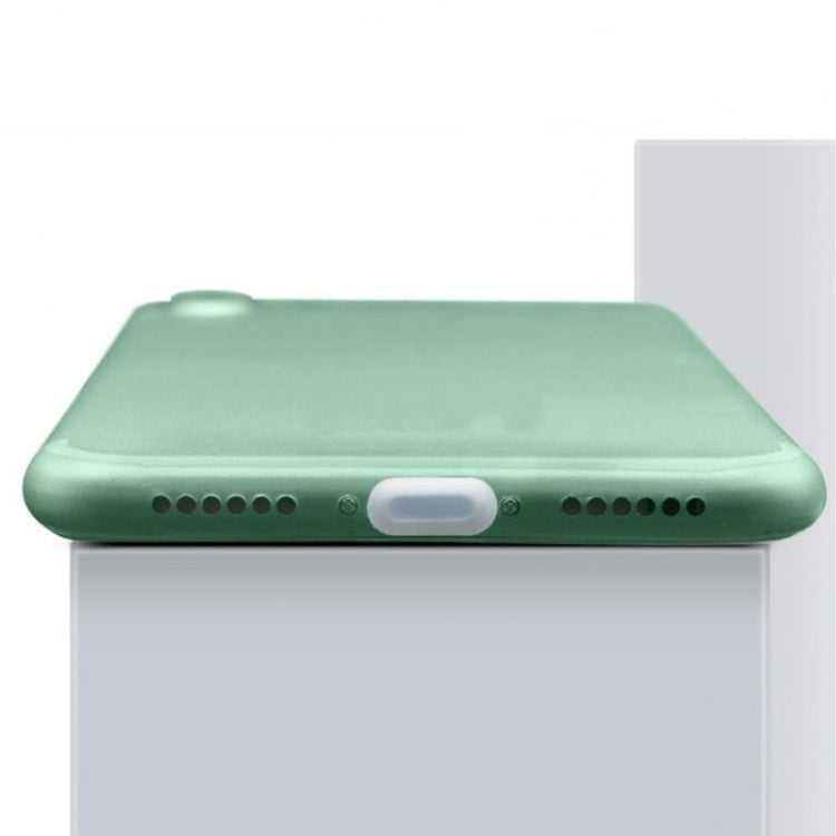 8 Pin Phone Dust Plug Silicone Charging Port Plug(Transparent) by bashfashion