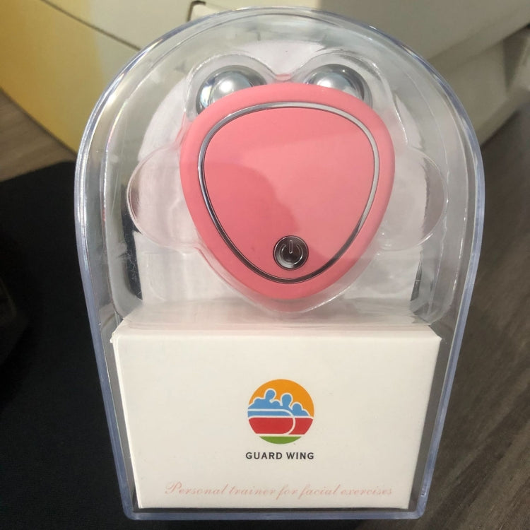 Mini Micro-Current Beauty Instrument Facial Lift Rejuvenating Device Massage Slimming Machine, Style: Acrylic Package(White) by bashfashion