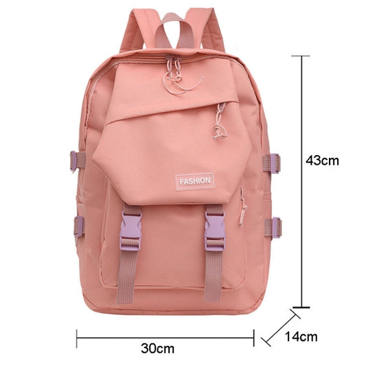 Women Student Schoolbag Harajuku Style Shoulder Backpacks(White) by bashfashion