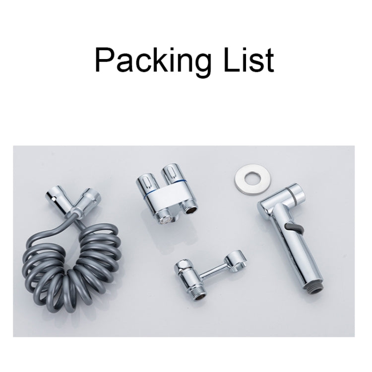 Toilet Mate Booster Flusher Toilet Cleaning Shower Set, Specification: Electroplated ABS Model by bashfashion