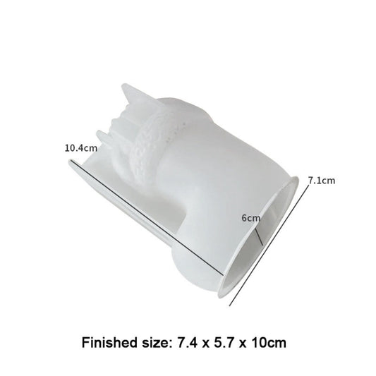 Christmas Crystal Silicone Mold DIY Snowman Elk Candle, Spec: Christmas Socks 001 by bashfashion