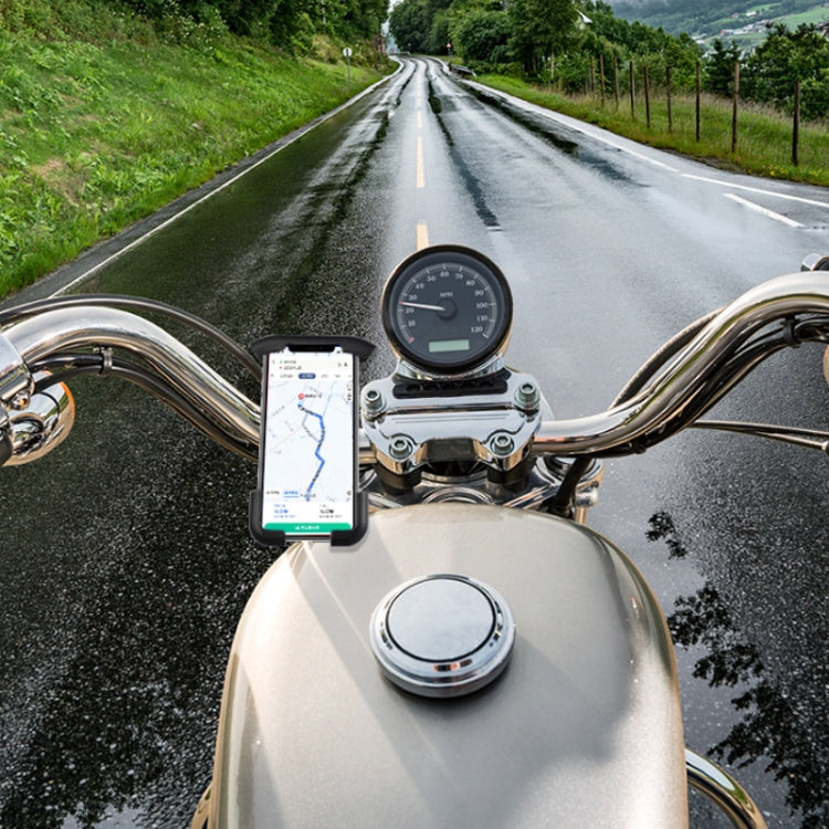 Bicycle Phone Holder 360 Degree Rotation Locking Cell Phone Clip(Black) by bashfashion