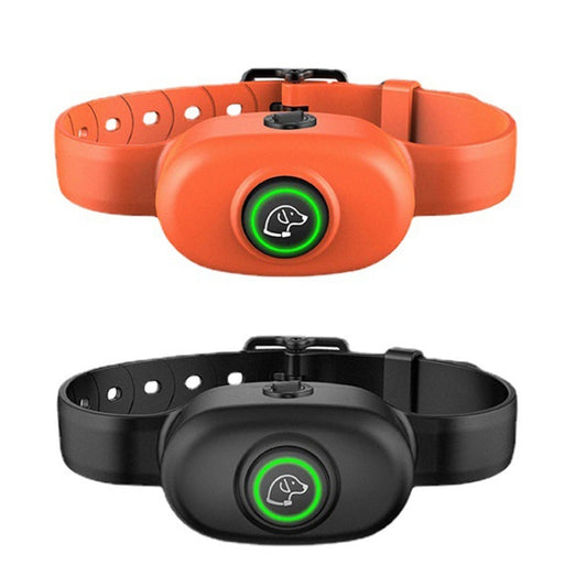 Auto Stop Barker Pet Shock Collar Dog Trainer(Orange) by bashfashion