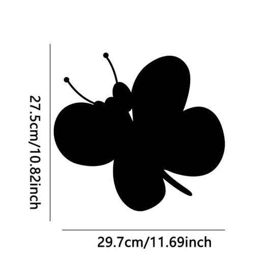 Acrylic Butterfly Stereo Wall Stickers Bedroom Living Room Background Wall Decoration Soft Mirror(Gold) by bashfashion