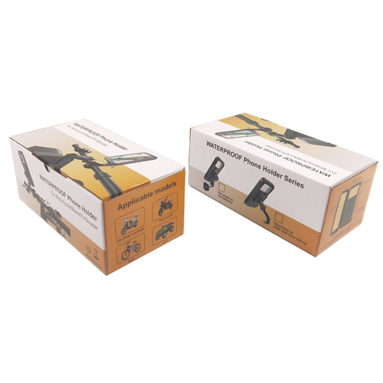 Bicycle Motorcycle Outdoor Sports Cycling Mobile Phone Waterproof Bag, Color: Handlebar With Rope by bashfashion