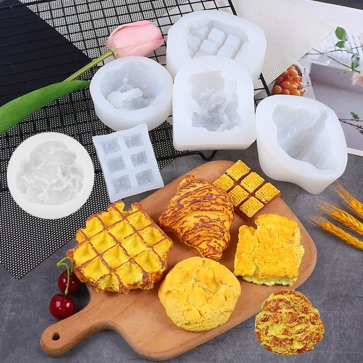 DIY Simulation Bread Silicone Mold Aromatherapy Candle Chocolate Mold, Model: 50-2961 by bashfashion