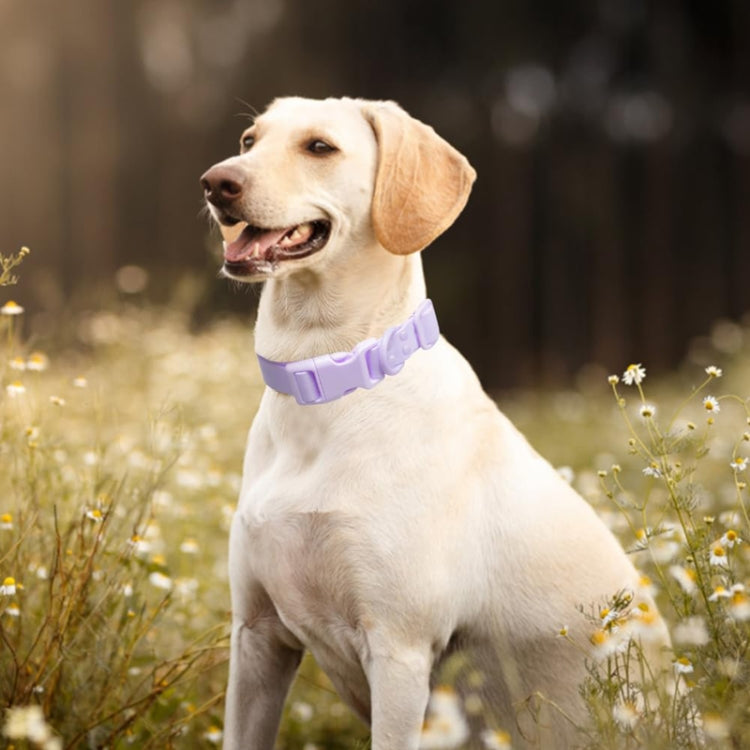 Adjustable Leash Dog Collar Waterproof Pet Traction Coil, Size: S(Yellow) by bashfashion