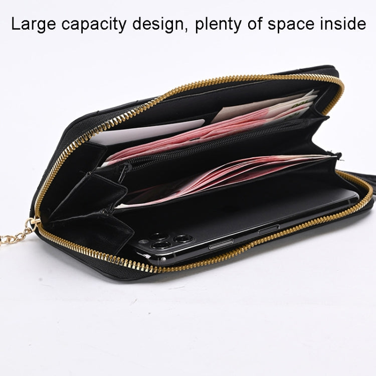 Lingerie Long Ladies Wallet Large Capacity Clutch Cell Phone Bag(Black) by bashfashion