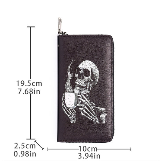 Ladies Long Casual Hand Clutch Bag Multi Card Position Zipper Phone Pouch, Model: W15840-1 by bashfashion