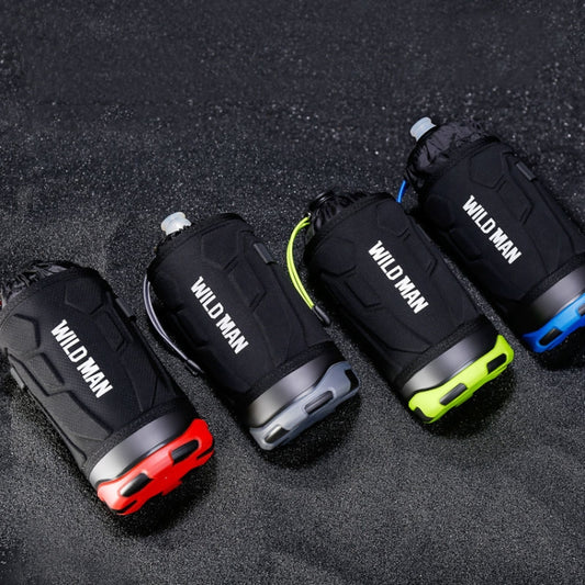 WILD MAN R1 1L Mountain Bike Water Bottle Bag Scooter Handlebar Tool Kit, Color: Black Red by WILD MAN