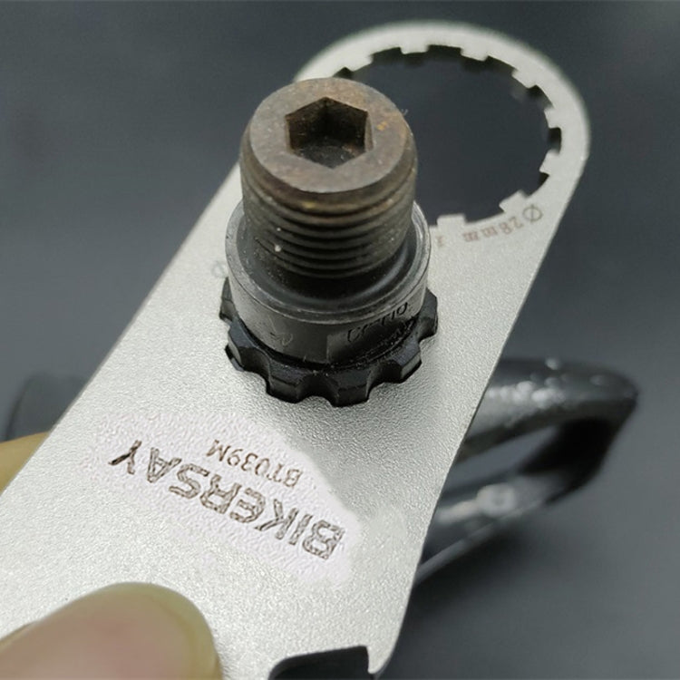 BIKERSAY BT039M 7 In 1 Bicycle Disc Brake Piece Correction Multifunction Wrench Repair Tools by BIKERSAY