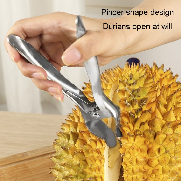Fruit Shell Opening Pliers Home Stainless Steel Open Durian Magic Tool by bashfashion