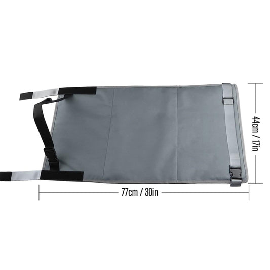 79 x 44cm Kids Airplane Seat Extender Portable Travel Seat Cushion(Black) by bashfashion