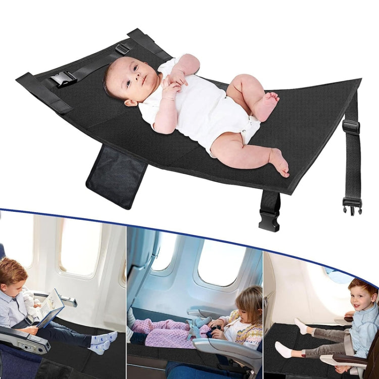 79 x 44cm Kids Airplane Seat Extender Portable Travel Seat Cushion(Blue) by bashfashion