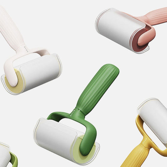 Pet Hair Adhesive Coat Remover Roller Brush(Romantic Pink) by bashfashion