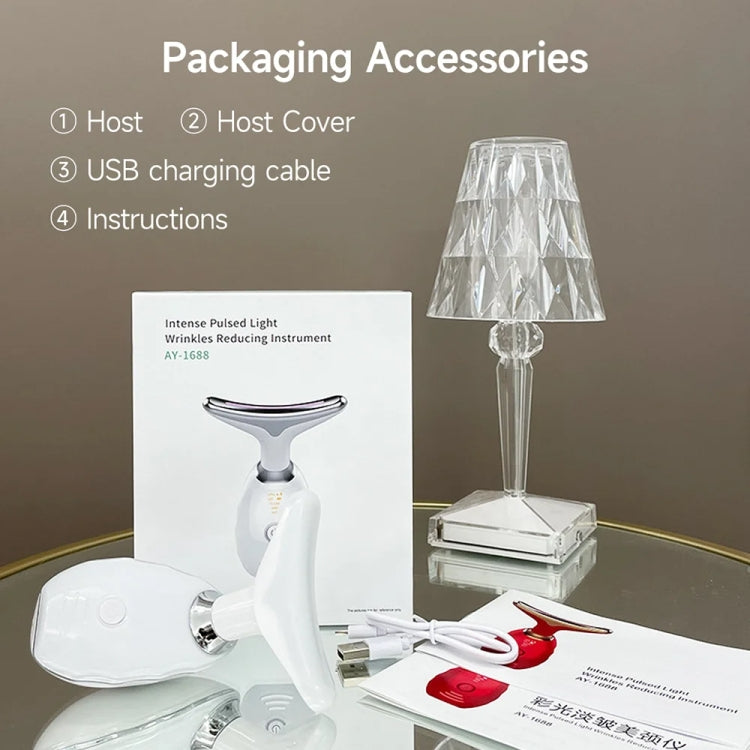 Electrical Neck Beauty Instrument Neck Massager Face Beauty Device, Style: Oval(Black) by bashfashion