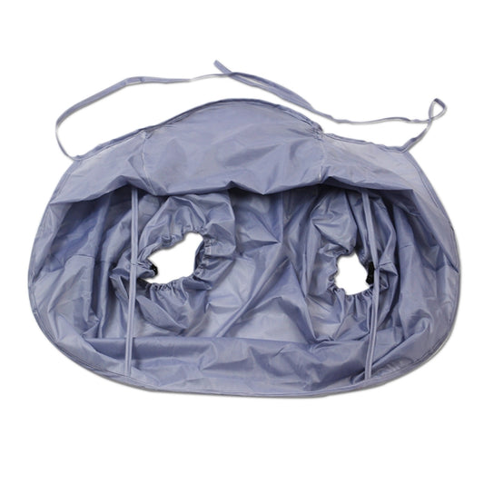 Leg Shaving Cape Foldable Body Hair Shaved Bib For Adult(Grey) by bashfashion