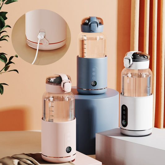 300ml Wireless Instant Water Warmer Electric Kettle for Baby Formula With 5200 mAh Battery Capacity(Blue) by bashfashion