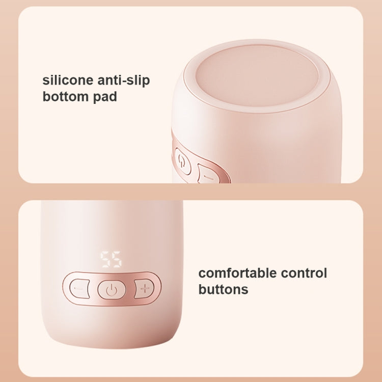 250ml Wireless Instant Water Warmer Electric Kettle for Baby Formula With 15000 mAh Battery Capacity(Pink) by bashfashion