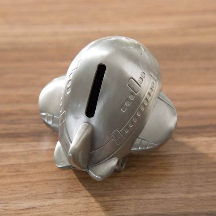 Zinc Alloy Coin Bank Metal Airplane Crafts Children Gifts by bashfashion
