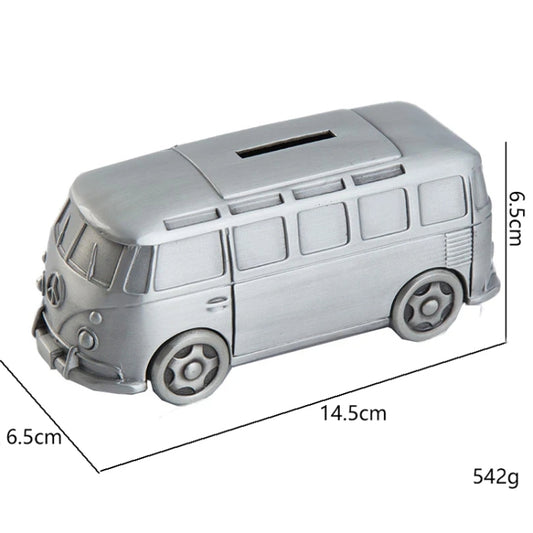 14.5 x 6.5 x 6.5 cm Car Coin Bank Zinc Alloy Crafts Children Gifts by bashfashion