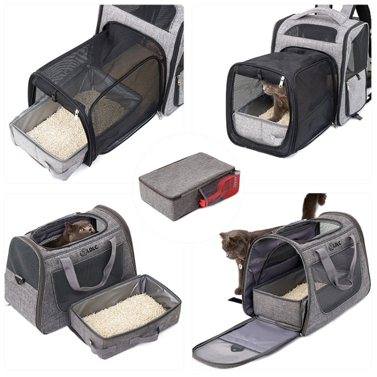 35x45cm Foldable Oxford Cloth Portable Cat Litter Box Pet Bag by bashfashion