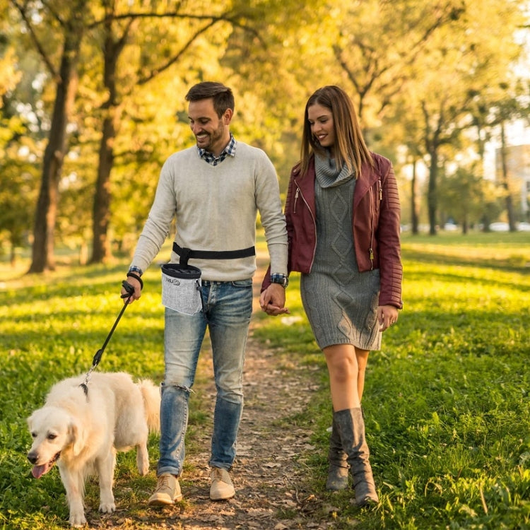 LDLC Outdoor Pet Snack Bag Oxford Cloth Reflective Dog Training Bag(Light Pink) by LDLC