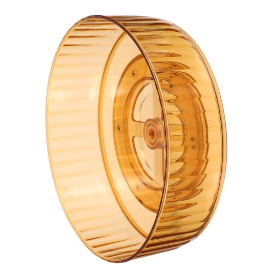 25cm Kitchen 360 Degree Rotating Storage Tray Spice Snack Rack(Vitality Orange) by bashfashion