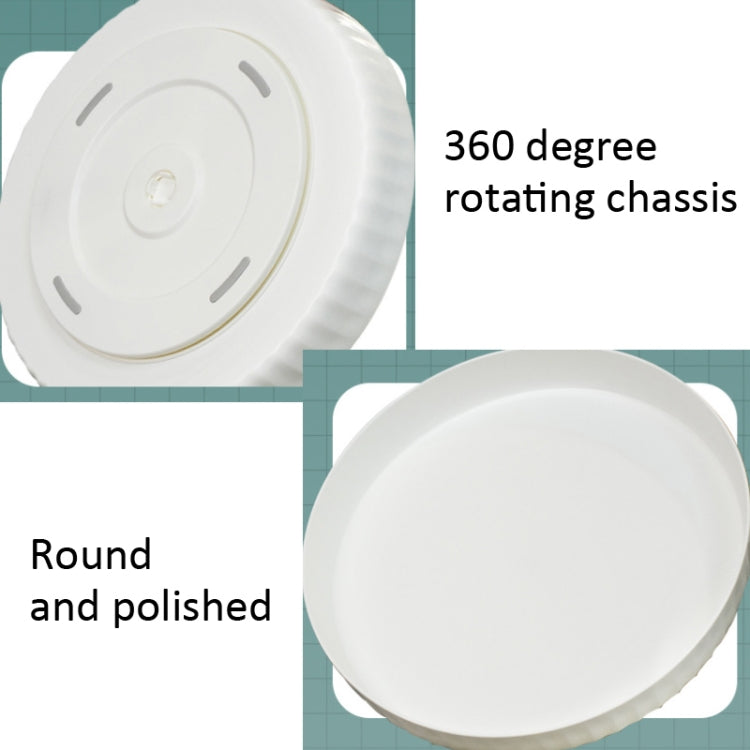 30cm 360 Degree Rotatable Storage Rack Kitchen Spices and Cosmetics Storage Tray by bashfashion