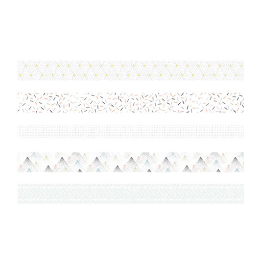 5rolls /Box 3m Washi DIY Decoration Handbook Tape Set, Color: Pine by bashfashion