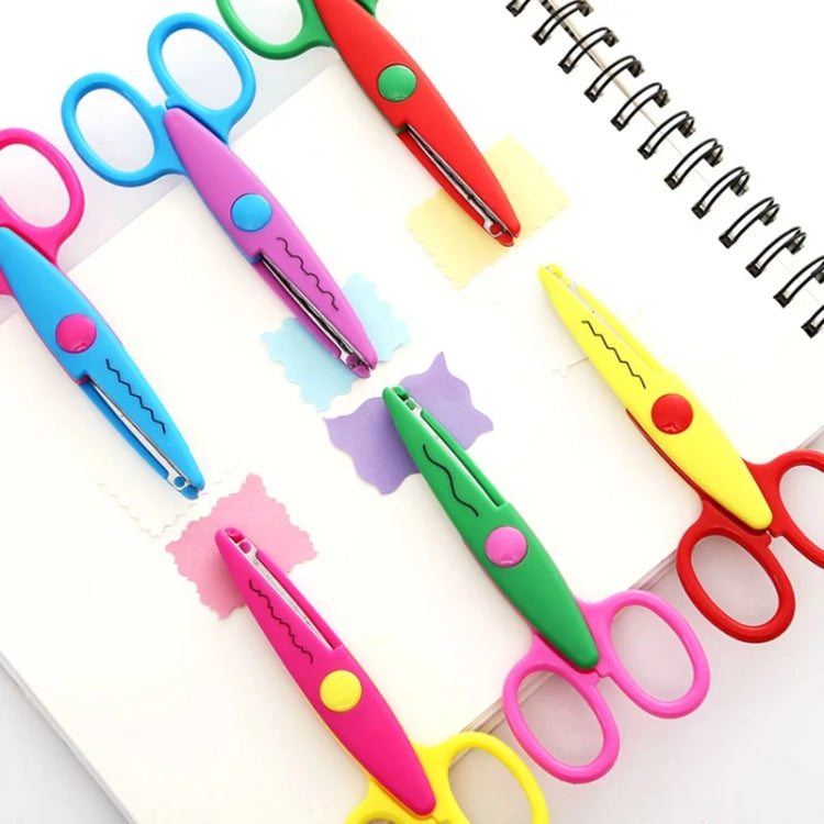 10pcs 5 Inch Children Safety Lace Scissors Kindergarten Fun DIY Photo Album Cutter, Model: Big Sawtooth by bashfashion