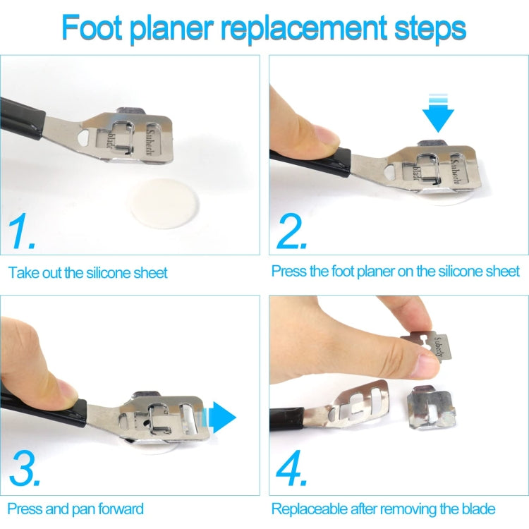 10 In 1 Foot File Clean Tool Kit Foot Care Pedicure Tools Set(Black) by bashfashion