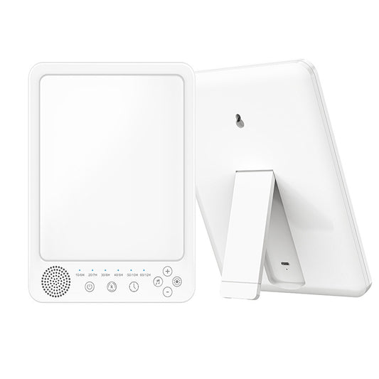 Simulated Sunlight Lamp White Noises Machine SAD Therapy Light With Timer(3 Color Temperature) by bashfashion