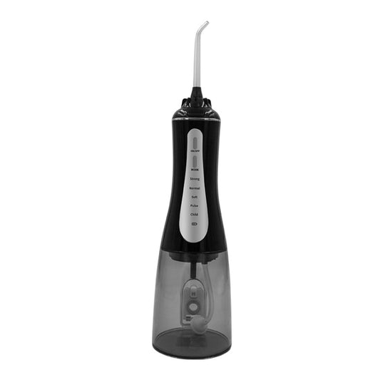 350ML Water Tank Oral Irrigator Rechargeable 5 Gear Adustable Water Flosser, Spec: With Bracket White by bashfashion