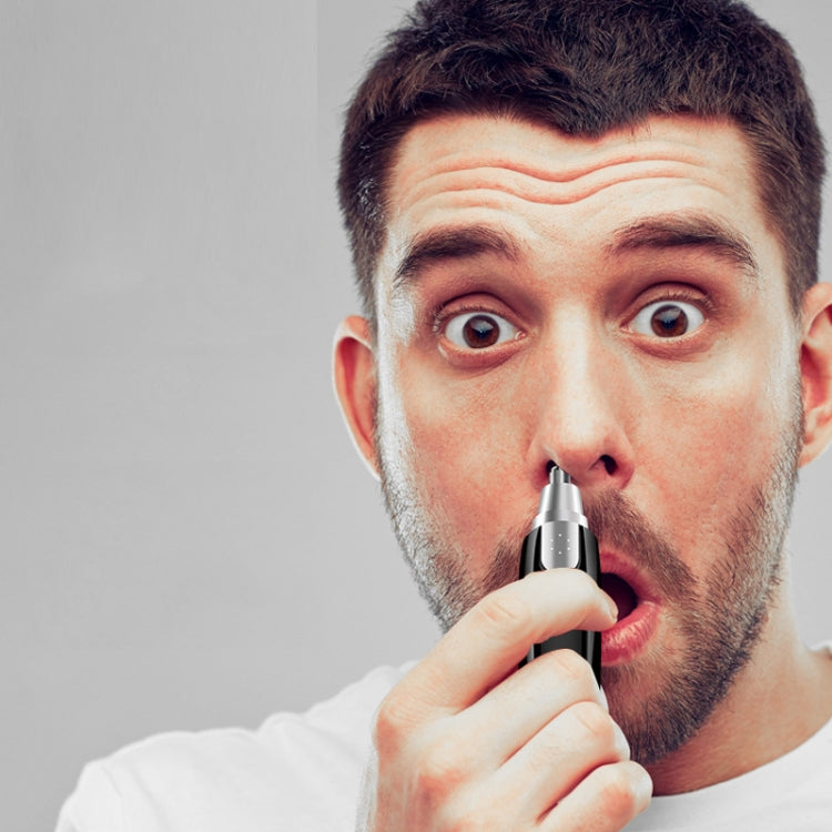 Electrical Nose Hair Trimmer Shaving Nose Hair Motorized Eyebrow Razor Nasal Cleaning Tools by bashfashion