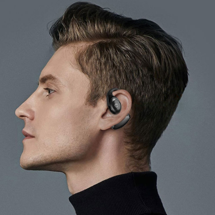 Ear-hook Wireless Earphones OWS Waterproof Touch Control Sports Earbuds(Yellow) by bashfashion