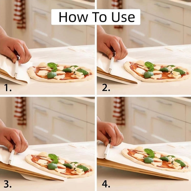 52x30cm Sliding Pizza Storage Board Baking Utensils by bashfashion