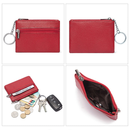 HUMERPAUL WX2010 Ladies Leather Mini Wallet Portable Coin Purse And Card Holder, Size: S(Gray) by HUMERPAUL