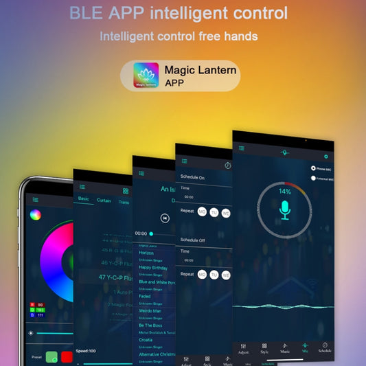 4pcs+3 Corners Bluetooth 12V RGBIC Splicing Wall Light Intelligent Remote Control Indoor Decorative Ambient Lights(EU Plug) by bashfashion